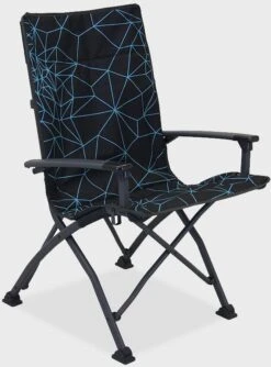 Portal Outdoor Girona Campingstuhl, Schwarz/blau