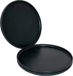 Bo-Camp Patom Essteller, 4-teilig, Anthrazit, Ø 26cm