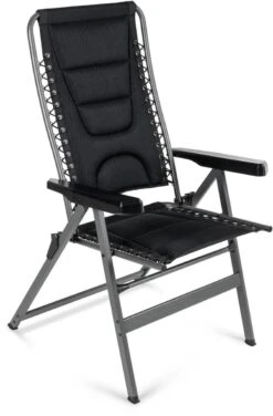 Dometic Tuscany Campingstuhl, 76x66x120cm, Schwarz