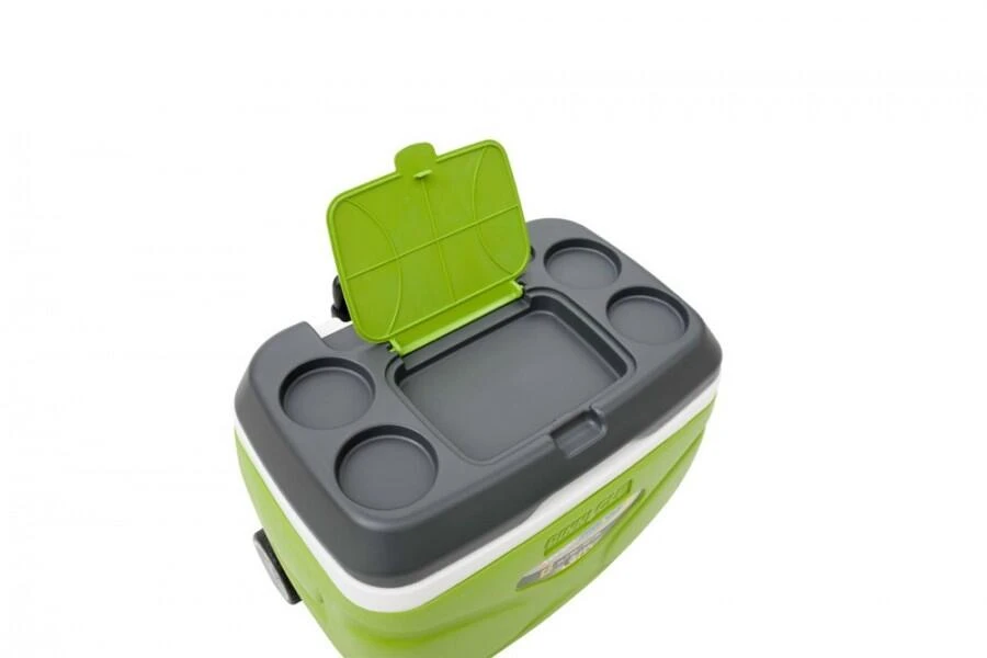 Vango Pinnacle Wheelie Kühlbox 30L, 47,5x44x31,5cm, Grün – Bild 4