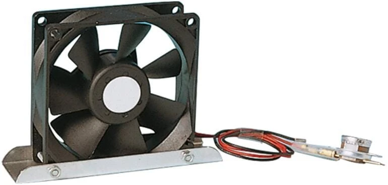 Comet Kühlschranklüfter, Quadratisch, Schwarz