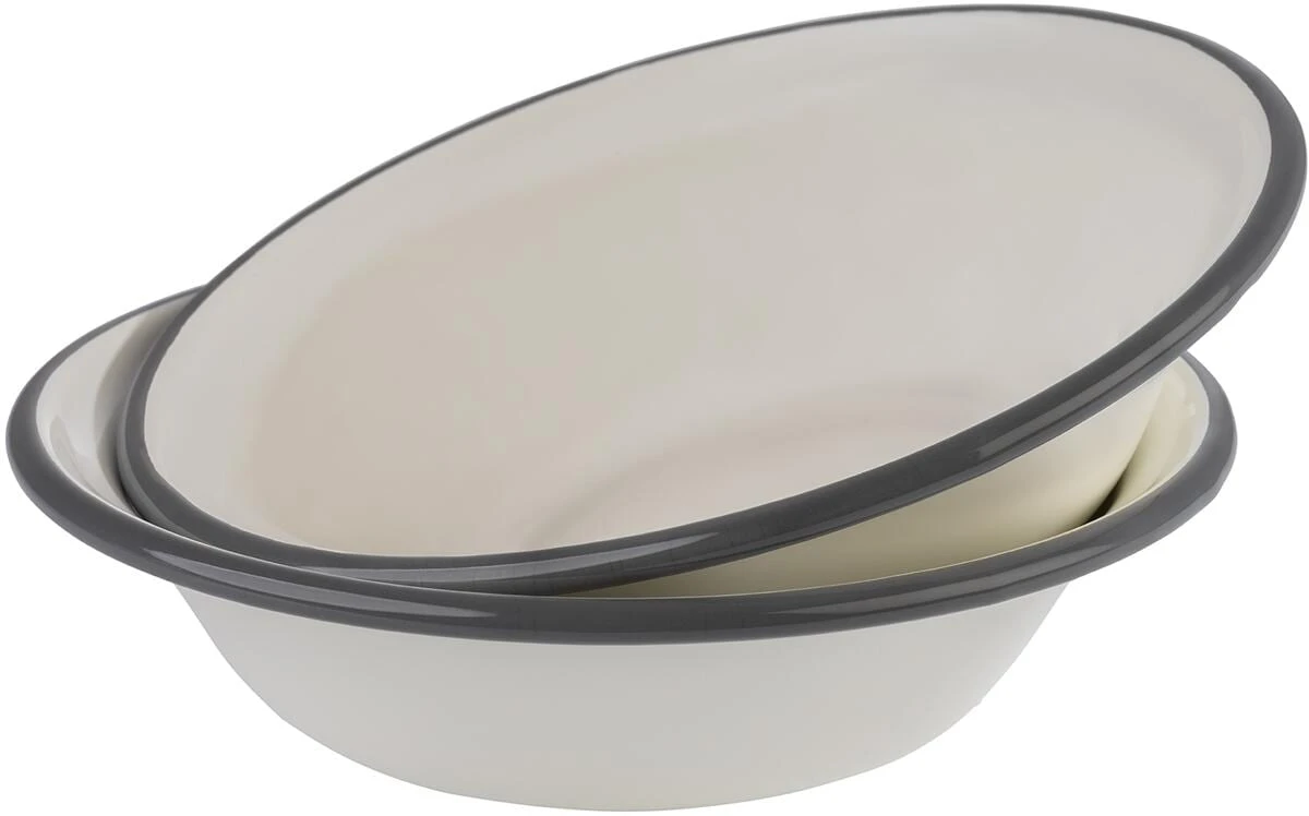 APS Schale 2er Set, Ø16,5cm, Emaille