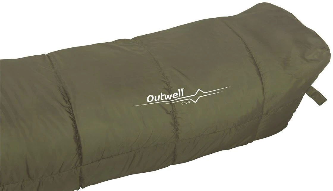 Outwell Cedar Mumienschlafsack, 220x80cm, Grün – Bild 4