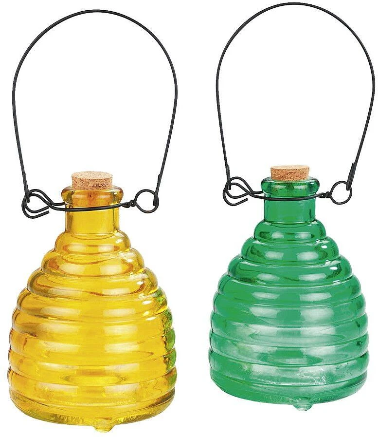 Wenko Wespenfalle, 2er Set, Grün/gelb