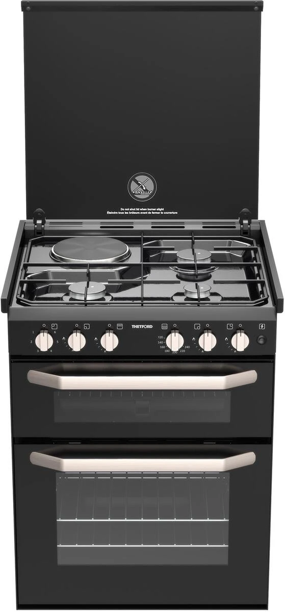 Thetford K1520 Dual Fuel Backofen (30mbar) Mit Elektrokochplatte (230V), 49l