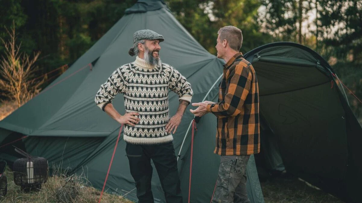 Robens Tipi Extension PRS Vorbau, 240x120cm, Dunkelgrün – Bild 6