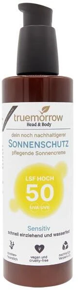 Truemorrow Sensitive Sonnencreme, LSF50