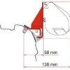 Fiamma F35 Adapter Kit Combi Rail Bracket – Brandrup Für VW T5/T6