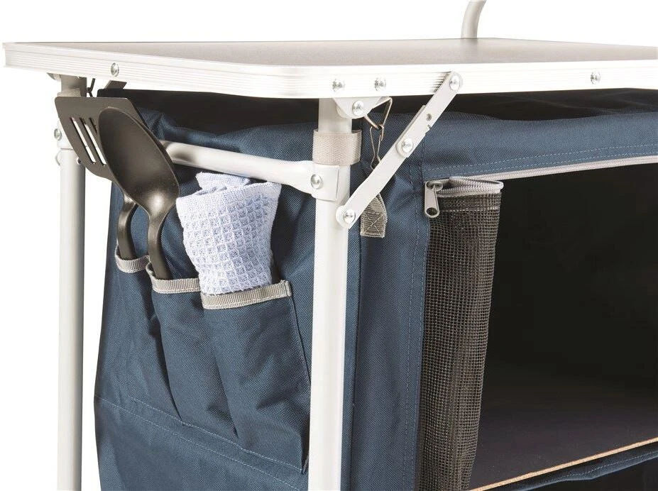 Easy Camp Sarin Küchentisch, 143x48x110,5cm, Stahlblau – Bild 4