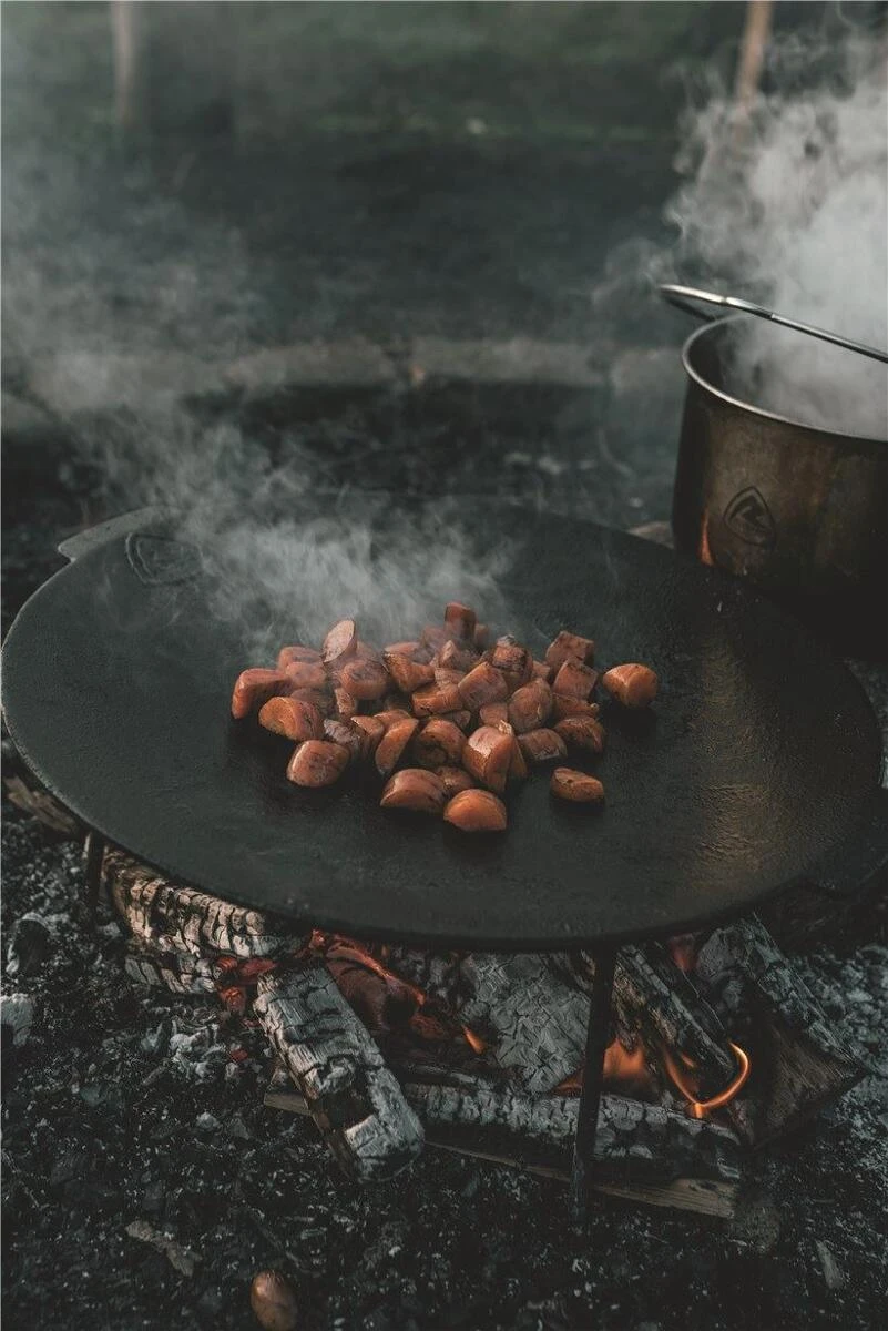 Robens Bighorn Pfanne, 3-Beinig, 48x44x23cm, Schwarz â Bild 2