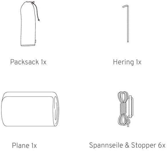 IKamper Windschutz Für Markise 3.0, Mitternachtsgrau – Bild 4