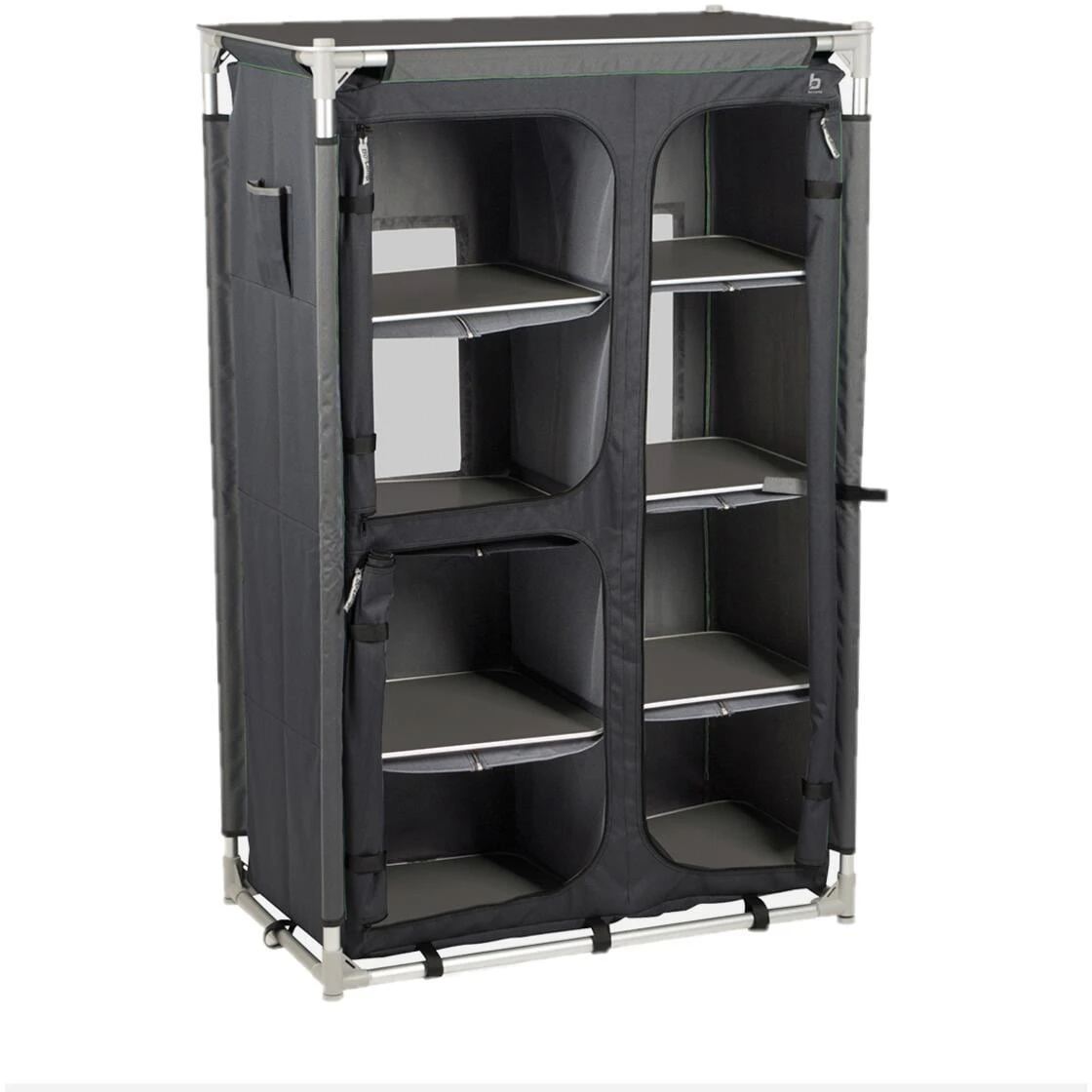 Bo-Camp Wollaston Kleiderschrank, Grau