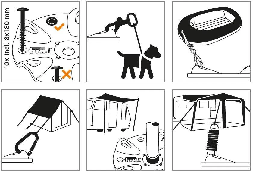 FROLI Ankerplatten, 2 Stück – Bild 10