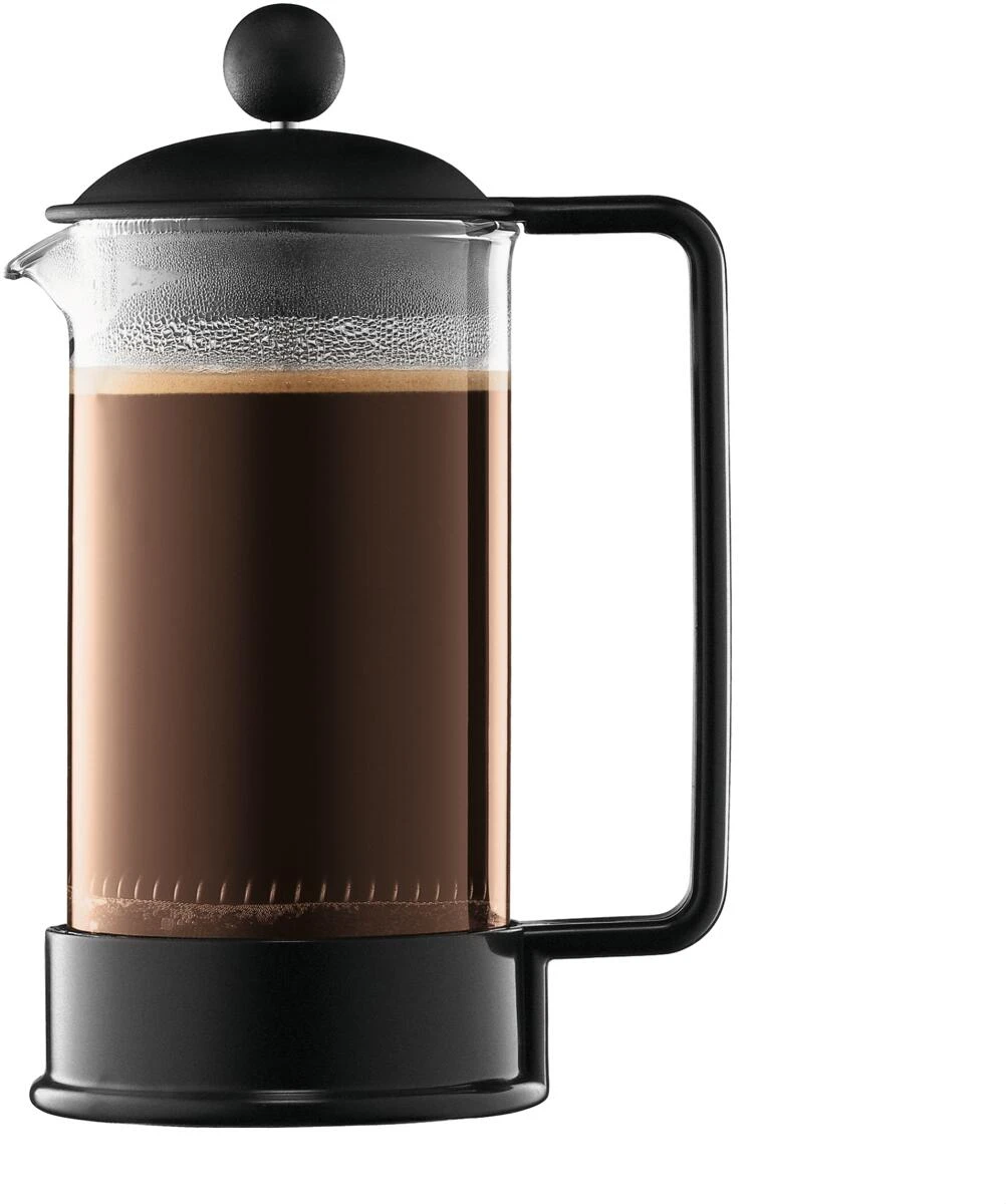 Bodum Brazil Kaffeebereiter, 8 Tassen, 1l, Schwarz