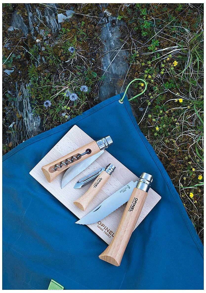 Opinel Outdoor Brotzeit-Set, Dunkelblau, 3-teilig â Bild 6