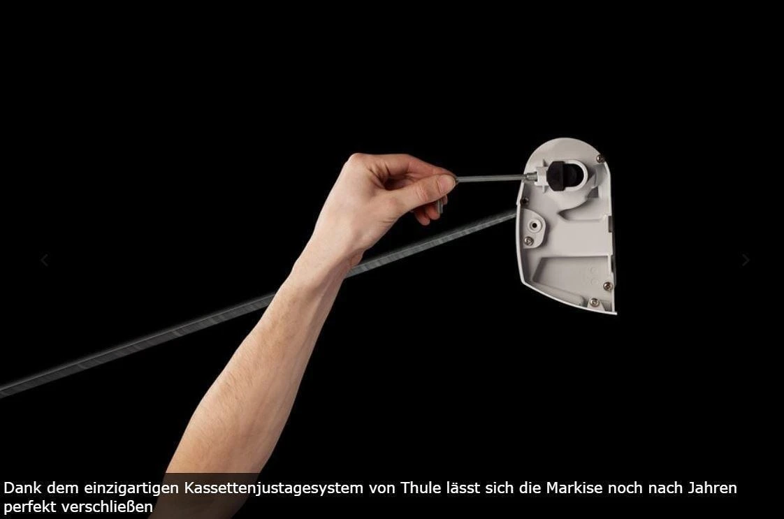 Thule Omnistor 5200 Markise, Mit 12 V-Motor Anthrazit – Bild 5