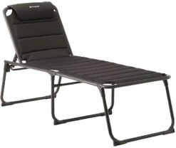 Outwell Samoa Sonnenliege, 70x200/214x49cm, Schwarz