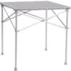 Rolltisch Alu 1, 70x70x70cm, Silber