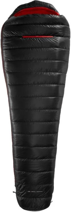 Y By Nordisk VIB 250 Mumienschlafsack, Schwarz/rot