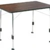 Dukdalf Stabilic 2 Campingtisch, 100x68x56/72cm, Holz-Dekor