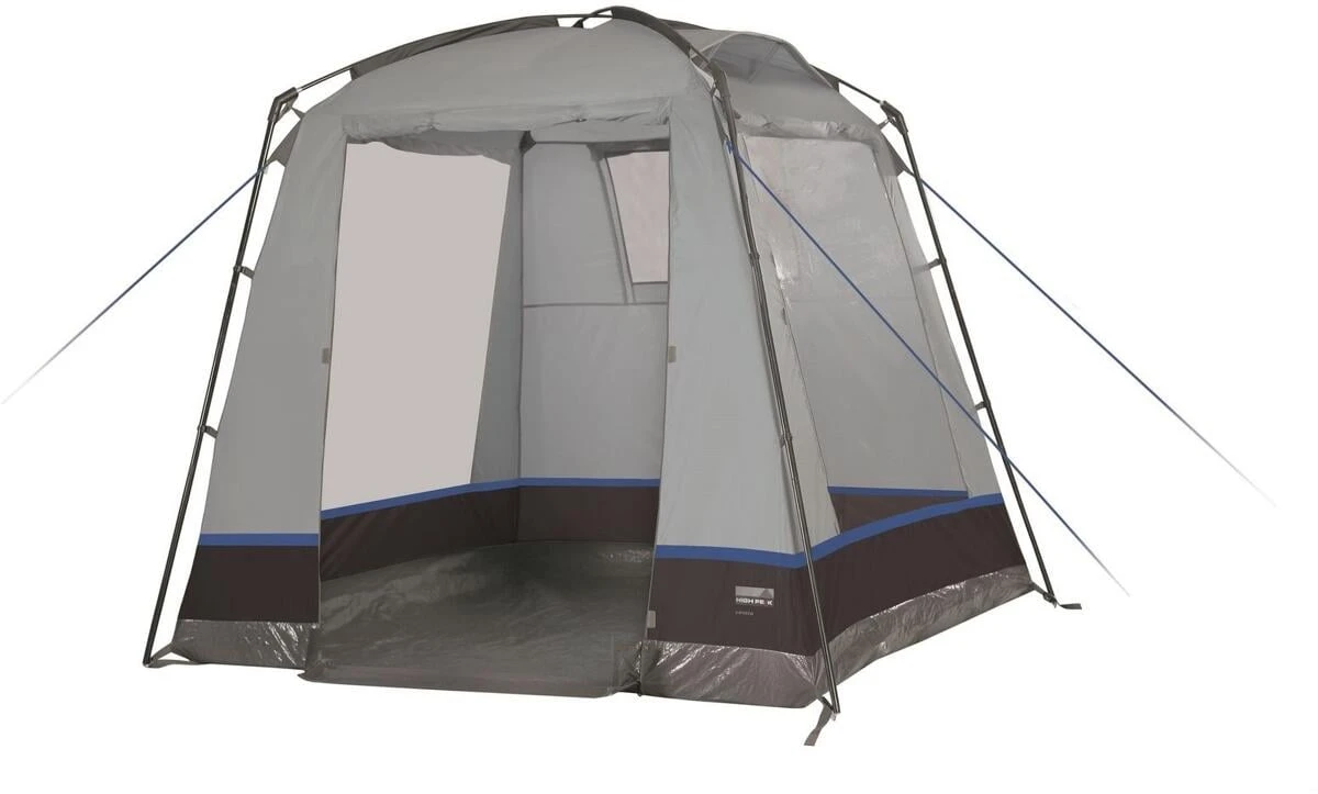 High Peak Veneto Mehrzweckzelt, 200x200cm, Hellgrau-dunkelgrau-blau
