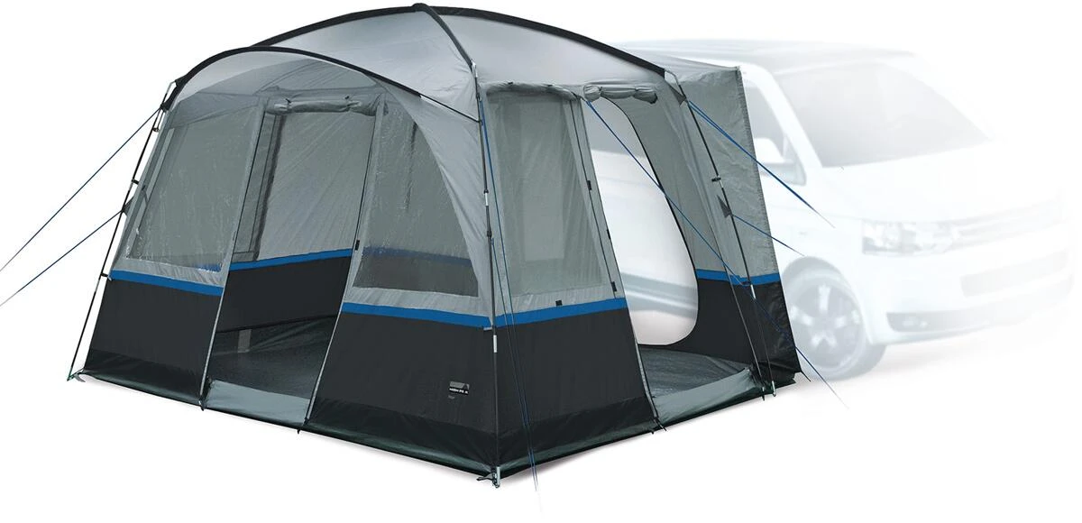 High Peak Tour Busvorzelt, Hellgrau/dunkelgrau/blau