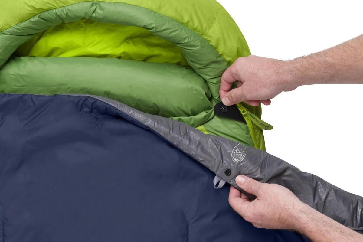 Sea To Summit Glow Gw-1 Deckenschlafsack, Dunkelblau/grau – Bild 4