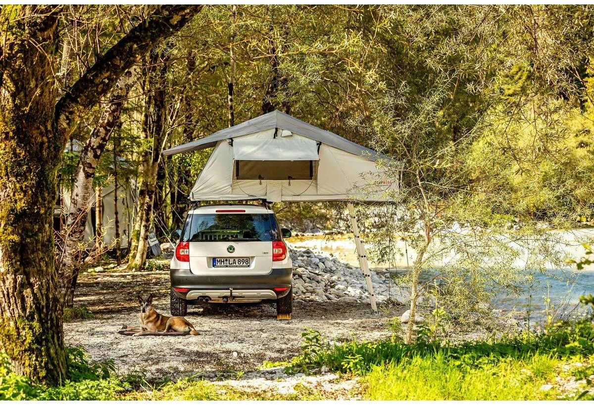 Campwerk Adventure Dachzelt Inkl. Matratzenunterlage, Oliv â Bild 11