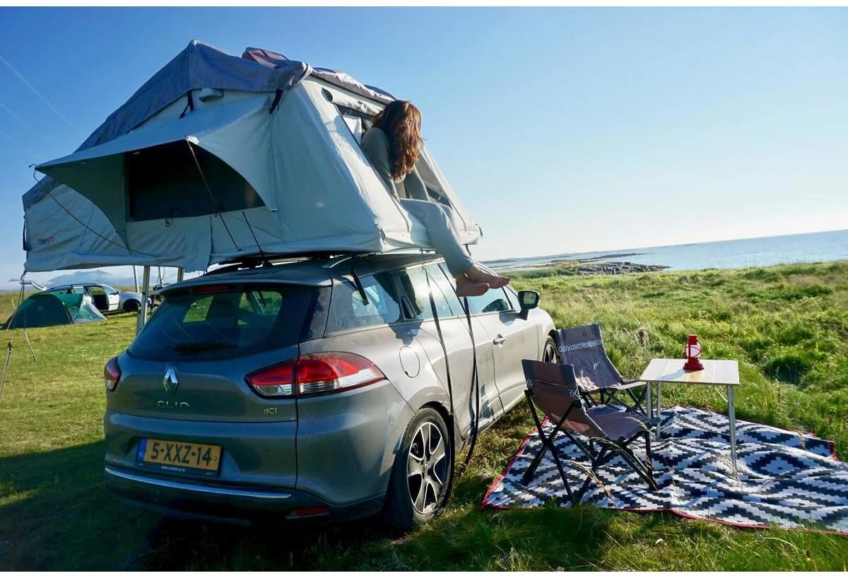 Campwerk Adventure Dachzelt Inkl. Matratzenunterlage, Oliv â Bild 13