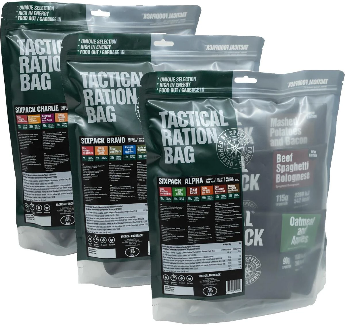 Tactical Foodpack Tactical Sixpack