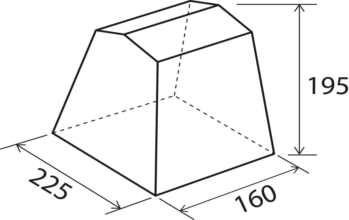 Brunner Storage Plus Gerätezelt, 225x160cm – Bild 5