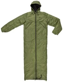 Bergstop CozyBag Wilderness Ärmelschlafsack, Grün/schwarz