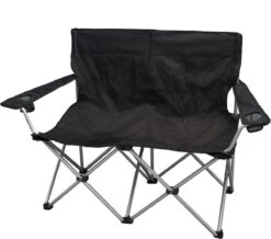 Relags Travelchair "Love Seat" Faltsofa, Schwarz