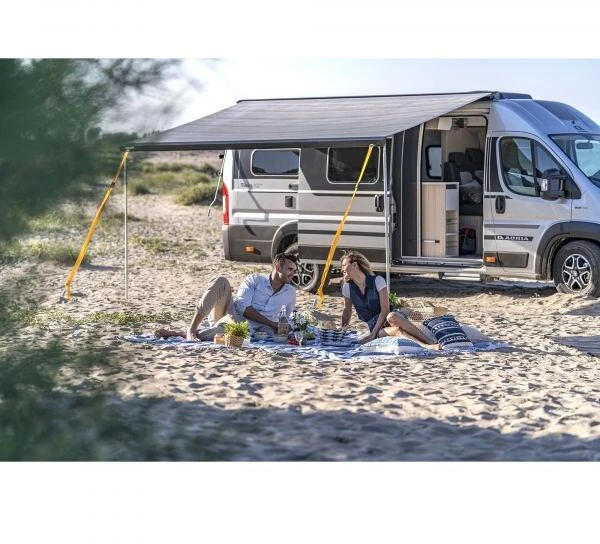 Fiamma F80s Markise Schwarz, Ducato Komplett-Set – Bild 2