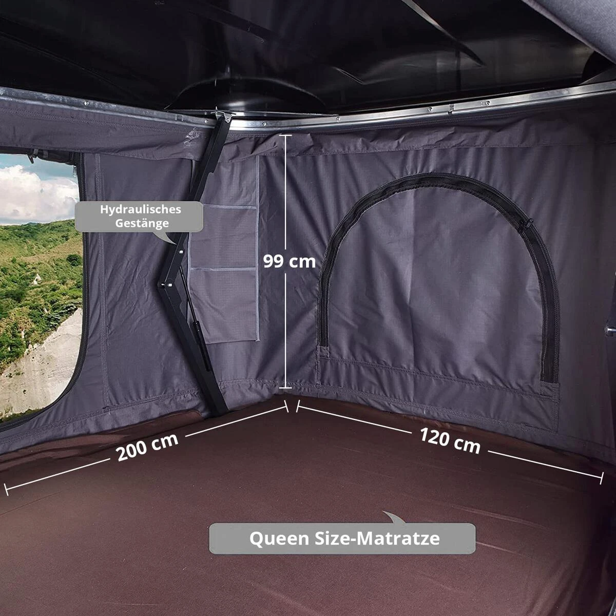 KingCamp Castiglio Ncello Dachzelt Mit Hartschale â Bild 5