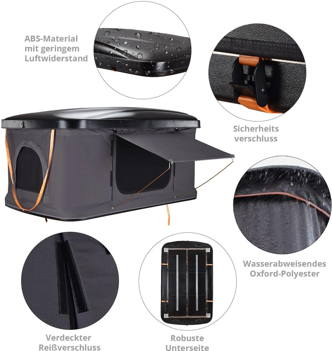 KingCamp Castiglio Ncello Dachzelt Mit Hartschale â Bild 7