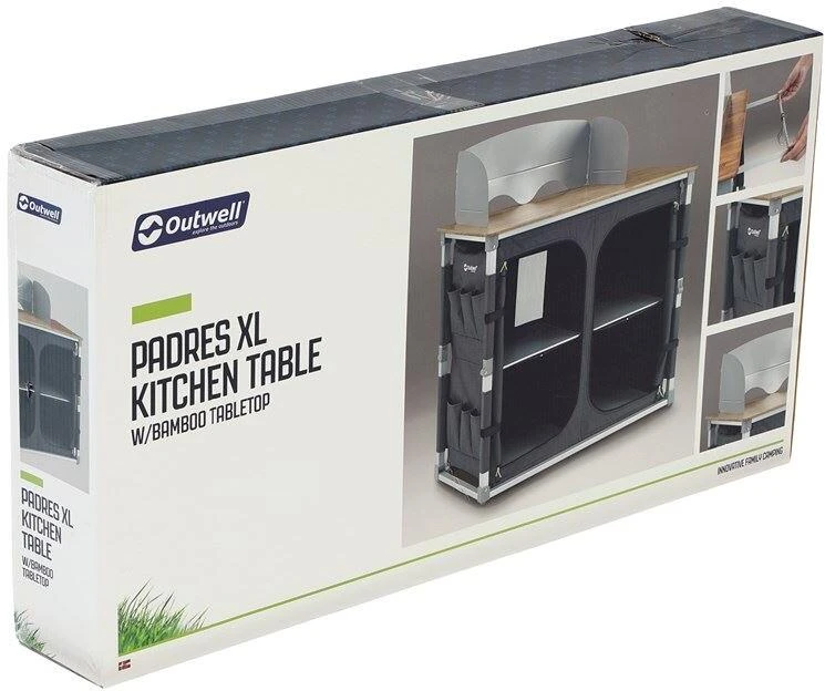 Outwell Padres XL Küchenschrank, 100x49x82cm, Grau – Bild 3