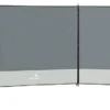 Easy Camp Flat Wall Windschutz, 140x500cm, Mit Stahlgestänge, Grau