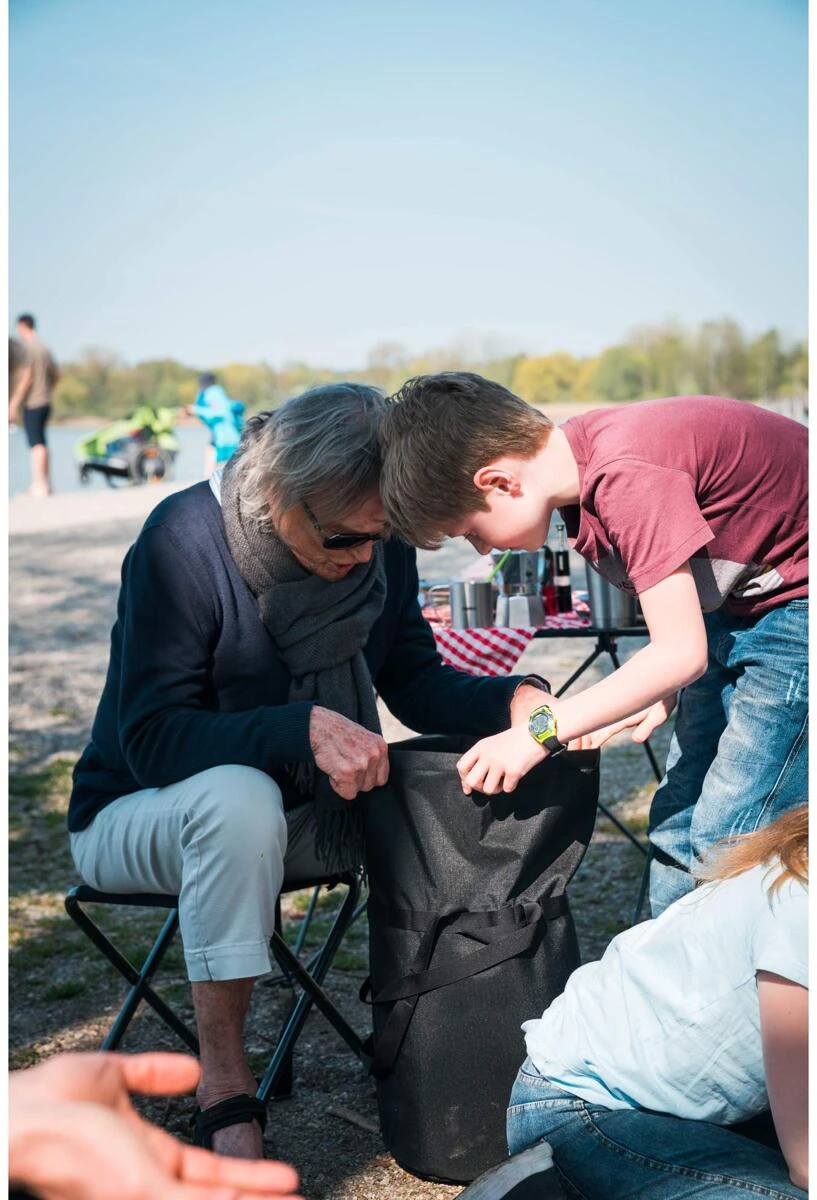 Primus Campfire Hocker, Schwarz, 31x35x35cm â Bild 4