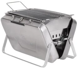 Holiday Travel Holzkohlegrill, Koffergrill, Edelstahl