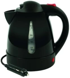 Pro Plus Wasserkocher, 12V, 150W, 1L, Schwarz