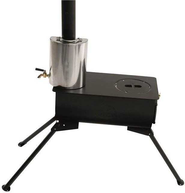 Robens Denali Zeltofen, 355cm, Stahl, Schwarz – Bild 3