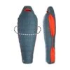 Big Agnes Torchlight 20 Mumienschlafsack, Grau/orange