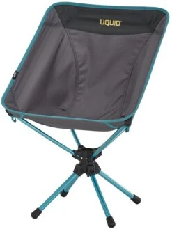 Uquip 3Sixty S Leichtgewichtsstuhl Mit 360 Grad Drehfunktion, Grey