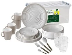 Brunner Melamin-Geschirrset Savana, 36-teilig