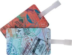 Relags Travelon Passport Stamps Kofferanhänger-Set, 2 Stück