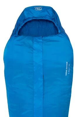 Highlander Trekker Mumienschlafsack, 220x80cm, Blau – Bild 3