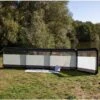 Reimo Hooge Air 480 Windschutz, 480x140cm, Granit/schwarz