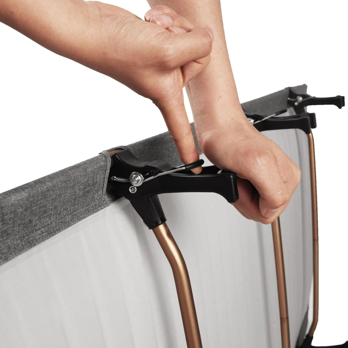 KingCamp Feldbett Mit Integrierter Luftmatratze, Hellgrau â Bild 7