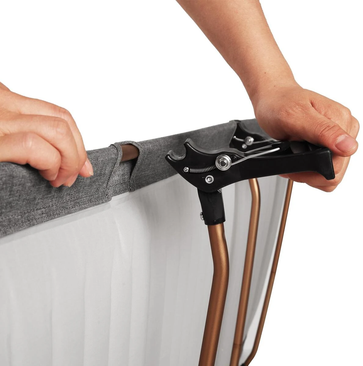 KingCamp Feldbett Mit Integrierter Luftmatratze, Hellgrau â Bild 8